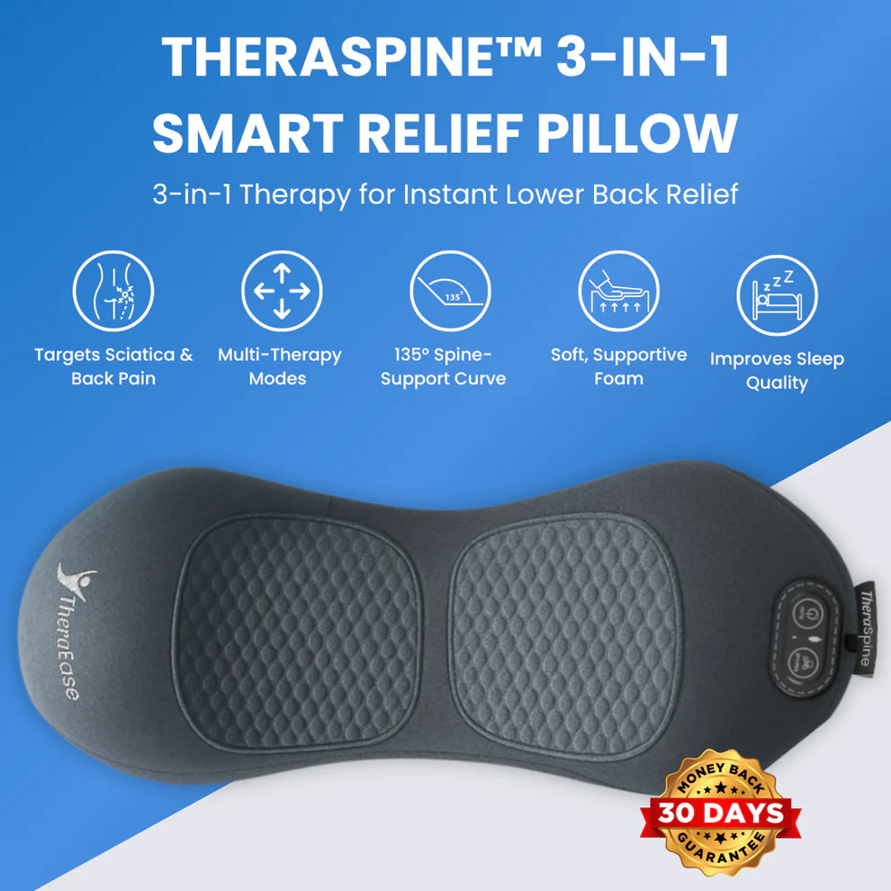 TheraSpine™ Triple Fusion Massager for Back Pain Relief 1 TheraSpine™ Triple Fusion Massager for Back Pain Relief