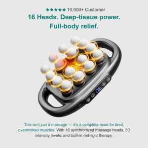ReviFlex™ 16-Head Deep Tissue Massager 10 ReviFlex™ 16-Head Deep Tissue Massager