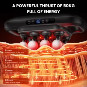 PowerRelief™ Deep Tissue Massage Gun – Percussion & Heat Therapy Device 28 PowerRelief™ Deep Tissue Massage Gun – Percussion & Heat Therapy Device